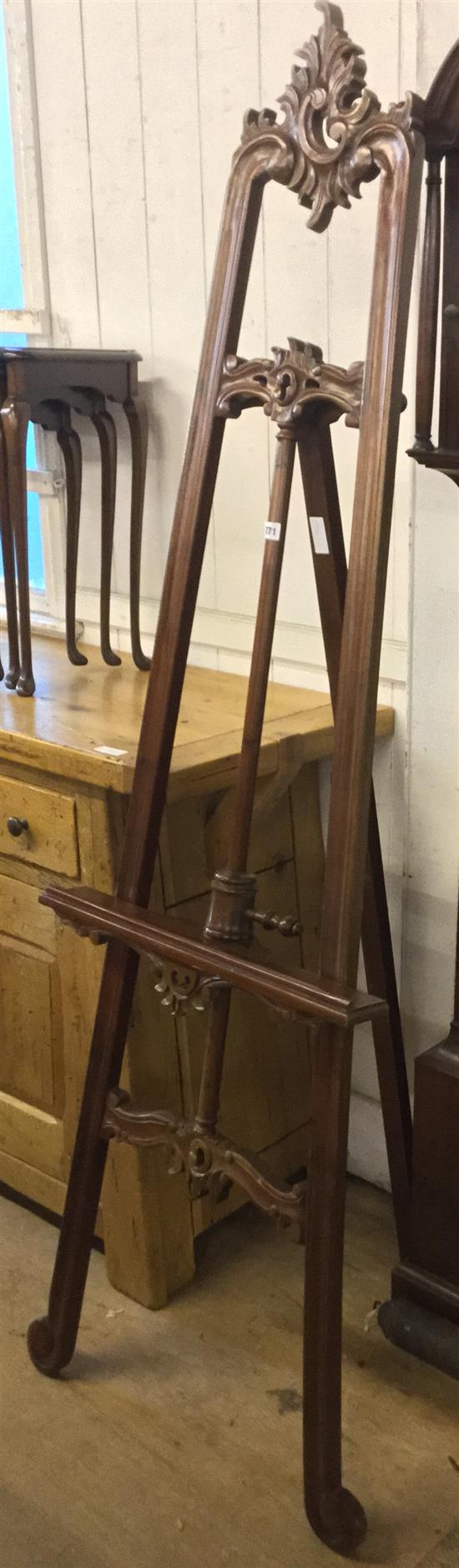 French walnut artists easel